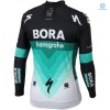 Maillot vélo 2018 Bora-Hansgrohe Hiver Thermal Fleece N001